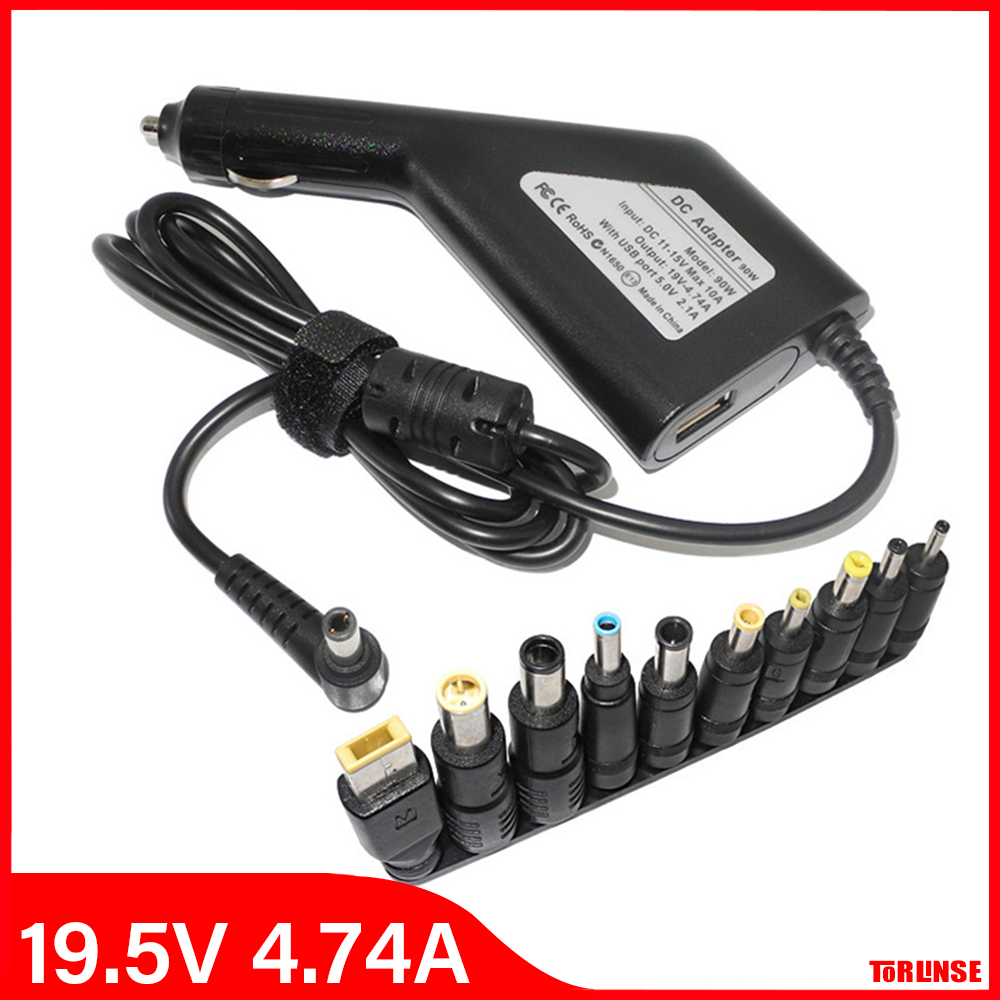 Laptop Accessories Hp - Car Charger19V 4.74A 90W Universal Laptop