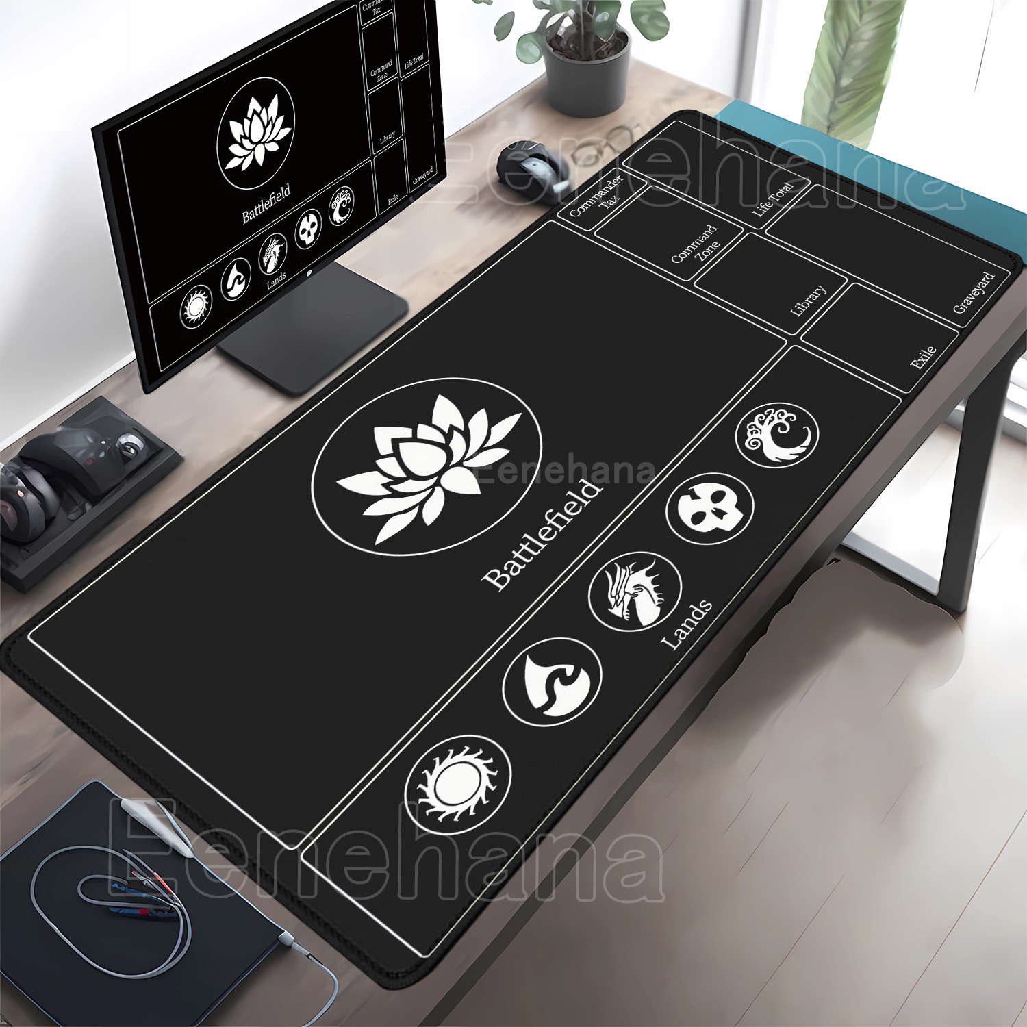 Laptop Accessories Bundle - Playmat The Magic Gathering Mousepad MTG