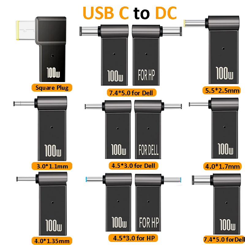 Laptop Accessories Hp - PD 100W Laptop Power Charger Connector