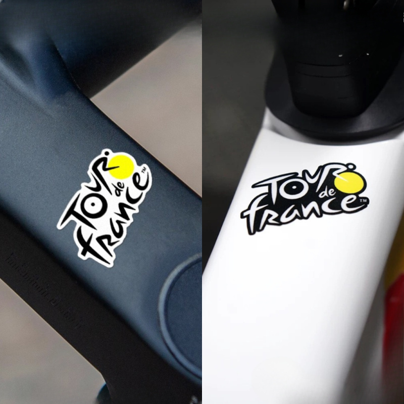 Yellow Laptop Accessories - Cycling Race Themed Yellow Dot Vinyl