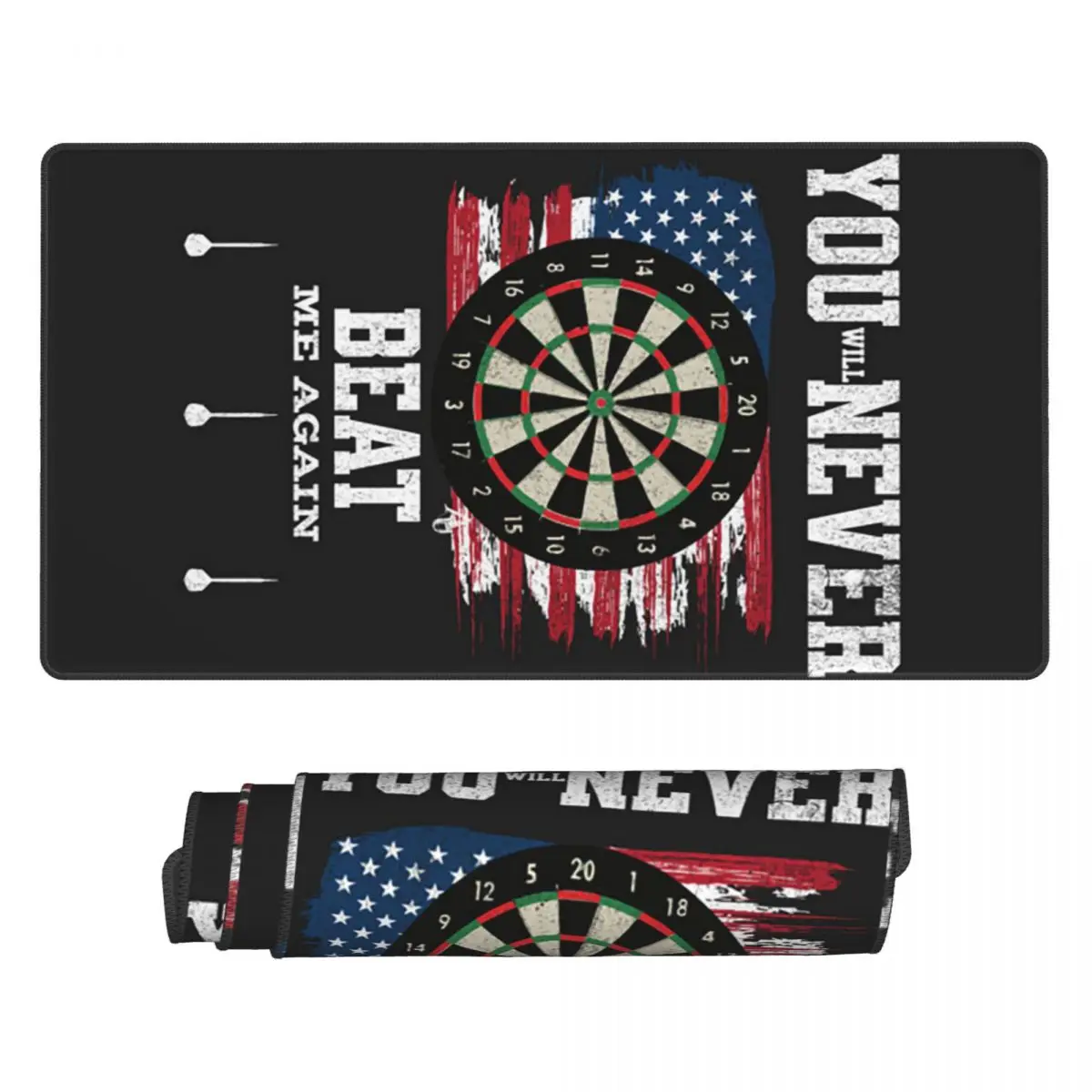 Laptop Accessories Target - Large Mouse Pad Dart Board Arrow