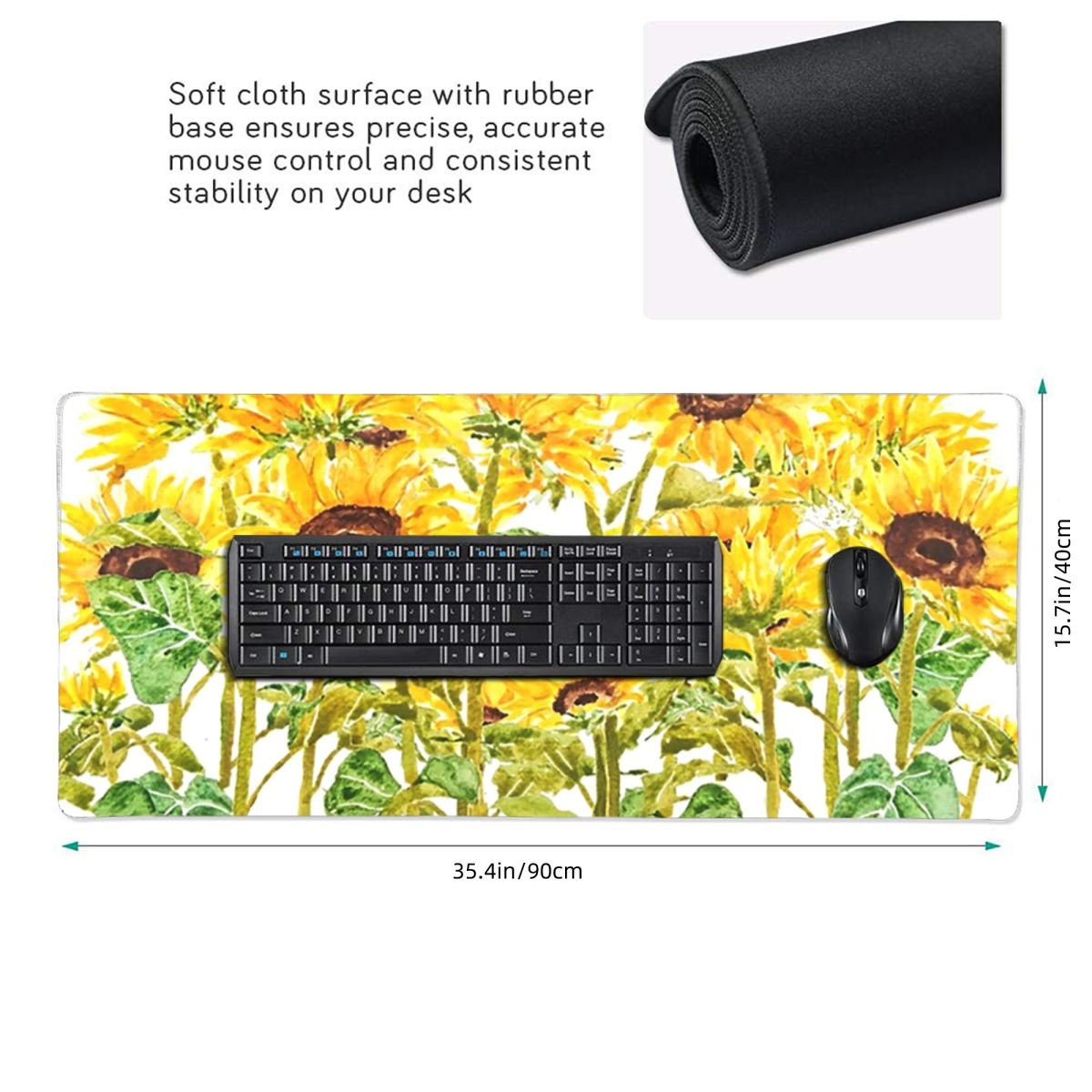 Sunflower Vibrant Yellow Flora - Yellow Laptop Accessories ulasan dan harga