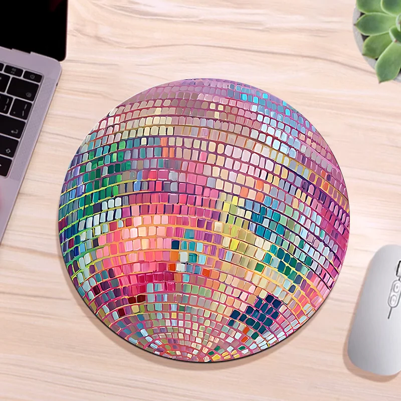 Rubber Round Pink Disco Ball M - Laptop Accessories For Protection ulasan dan harga