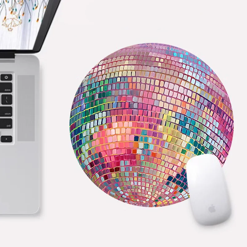Rubber Round Pink Disco Ball M - Laptop Accessories For Protection ulasan dan harga