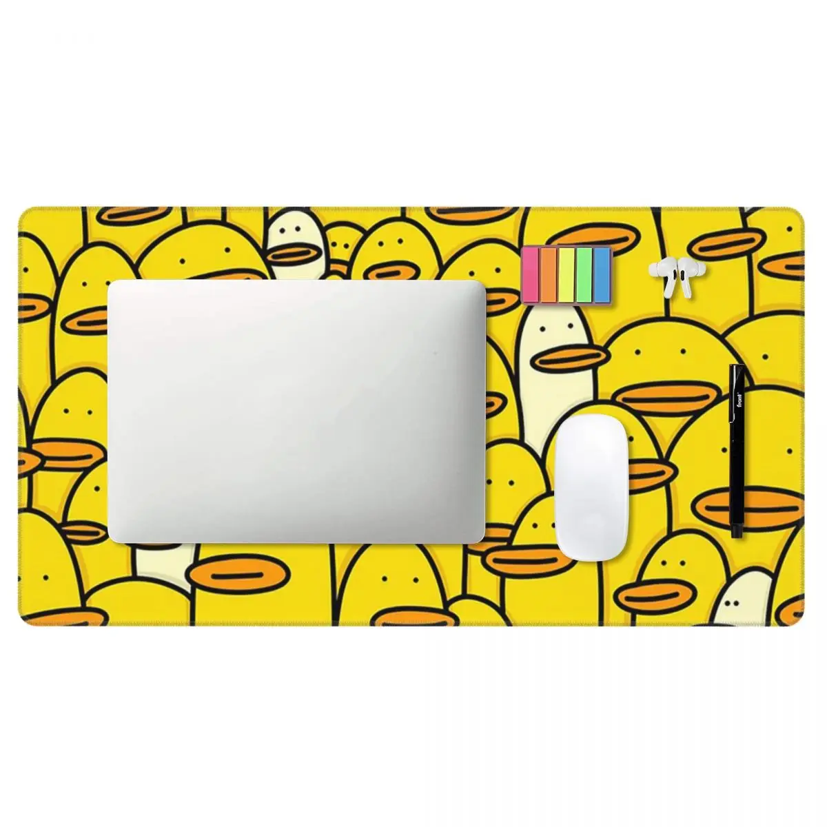 Large Mouse Pad Cartoon Yellow - Yellow Laptop Accessories ulasan dan harga