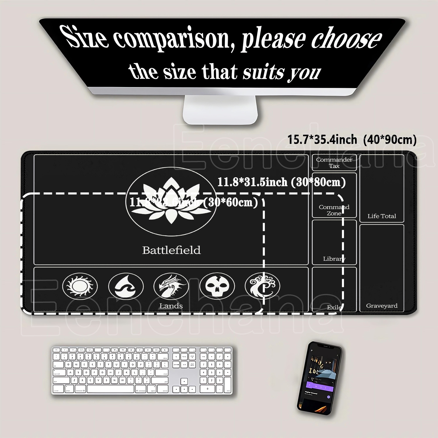 Playmat The Magic Gathering Mo - Laptop Accessories Bundle ulasan dan harga