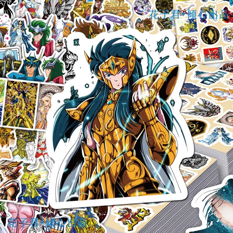 101Pcs Saint Seiya Anime Stick - Laptop Editing Accessories ulasan dan harga