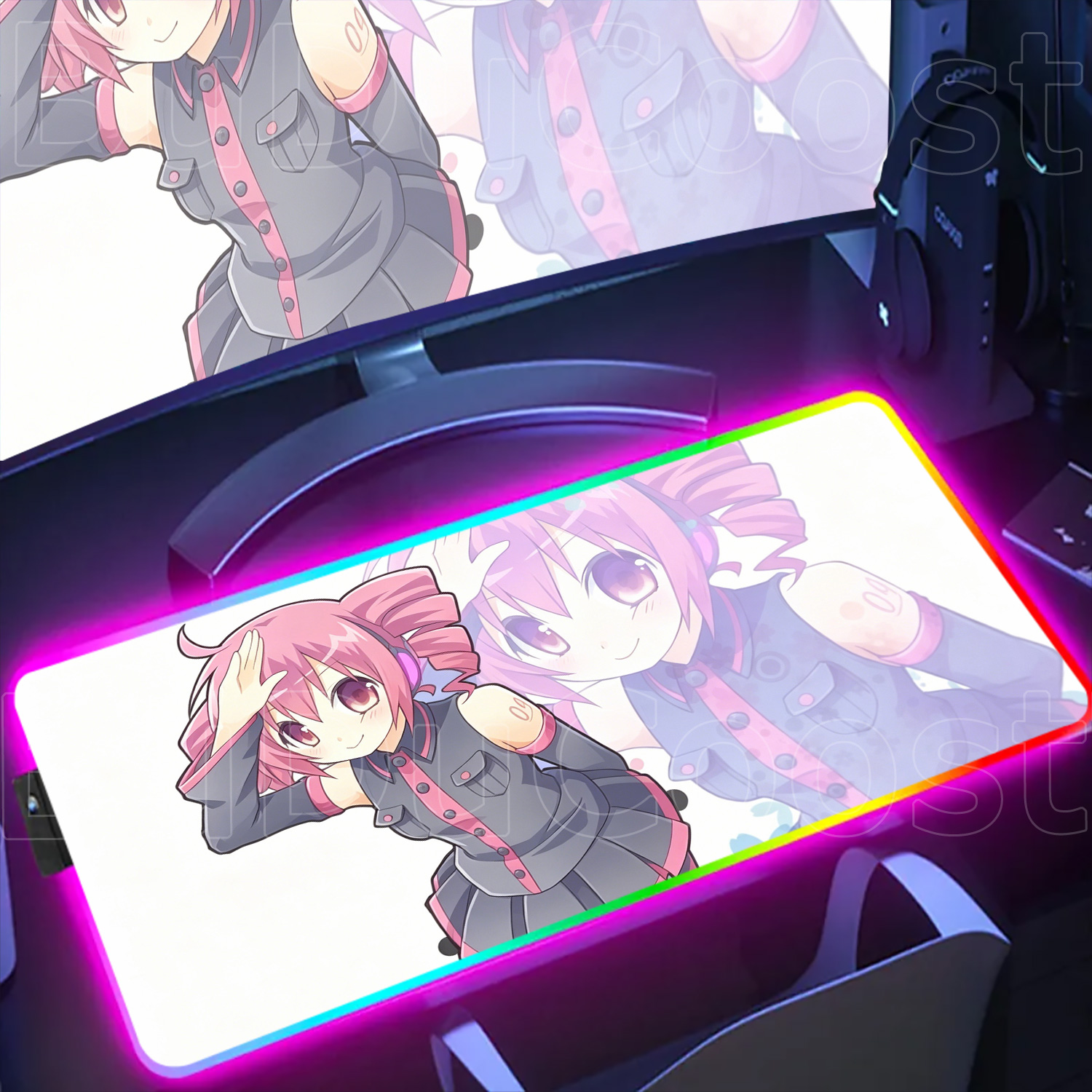 LED Table Mat Backlit RGB Non- - Laptop Accessories Rgb ulasan dan harga