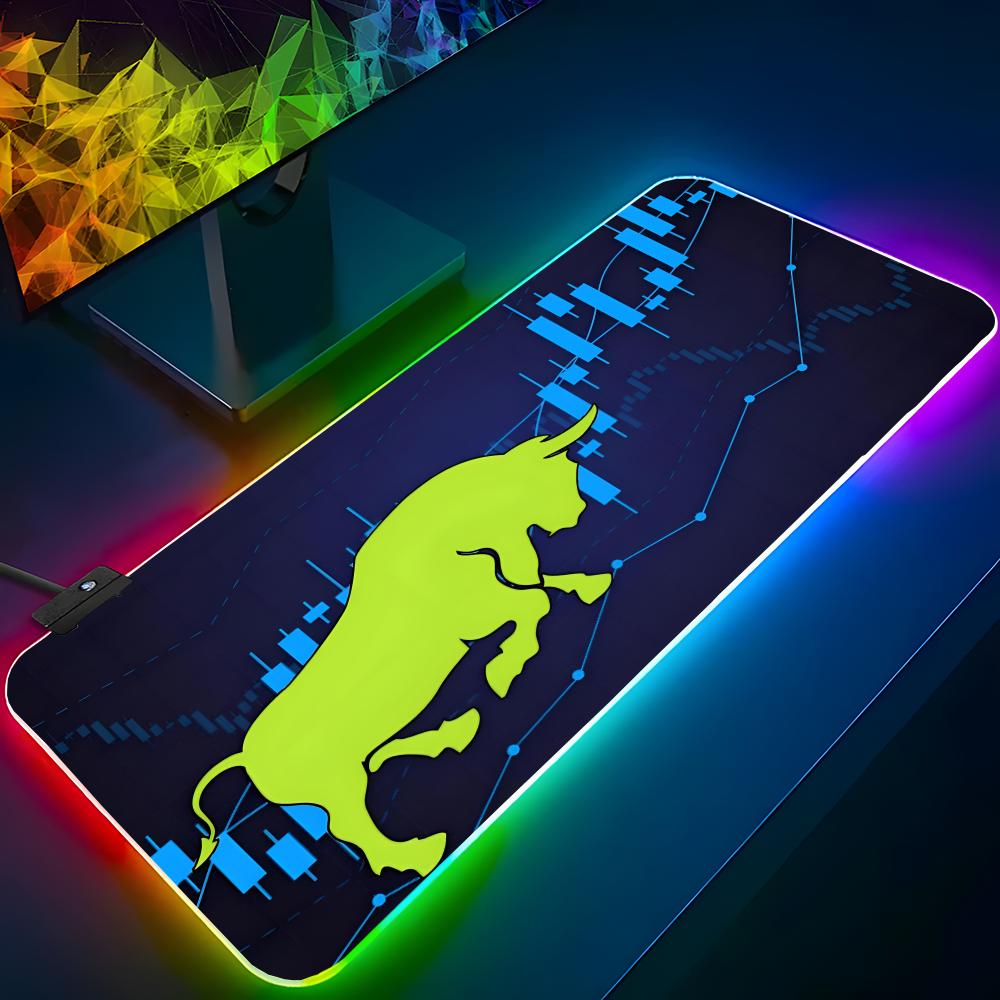Market Bull Mouse Pad RGB Back - Laptop Accessories Rgb ulasan dan harga
