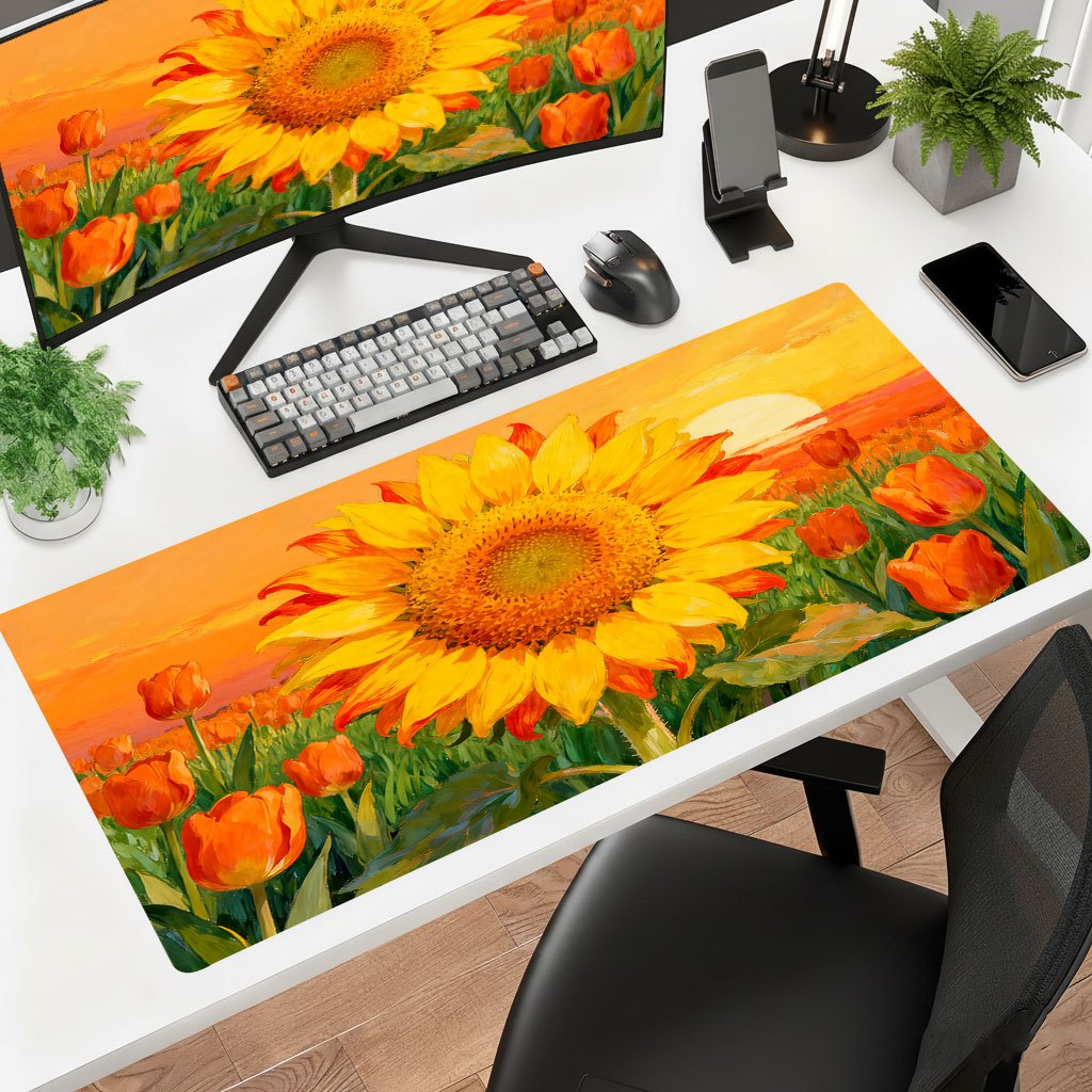 Brand Yellow Sunflower Mouse P - Yellow Laptop Accessories ulasan dan harga