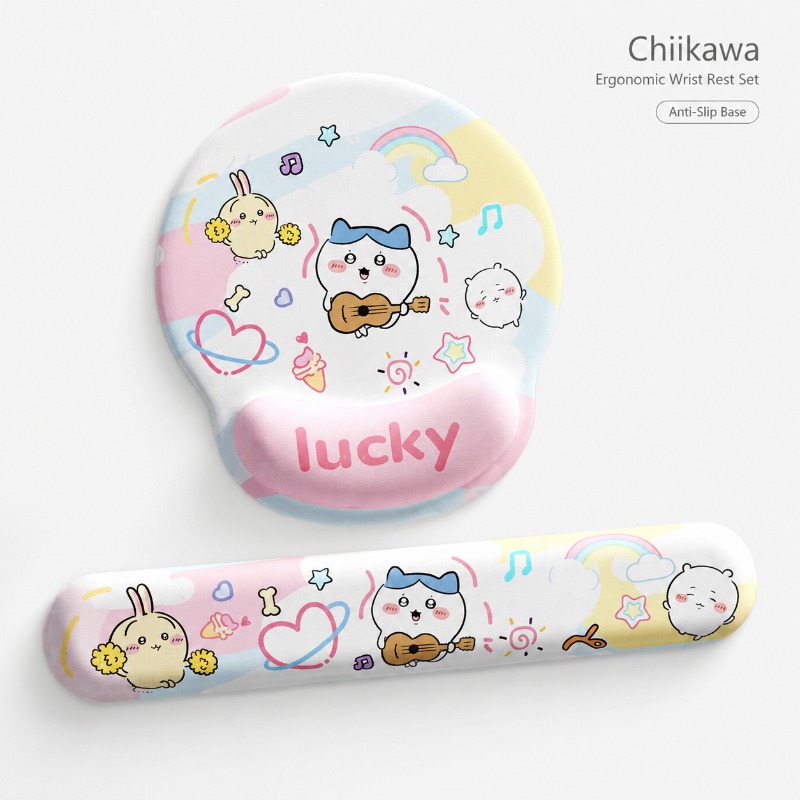 Cute Chiikawa Ergonomic Mouse  - Laptop Editing Accessories ulasan dan harga
