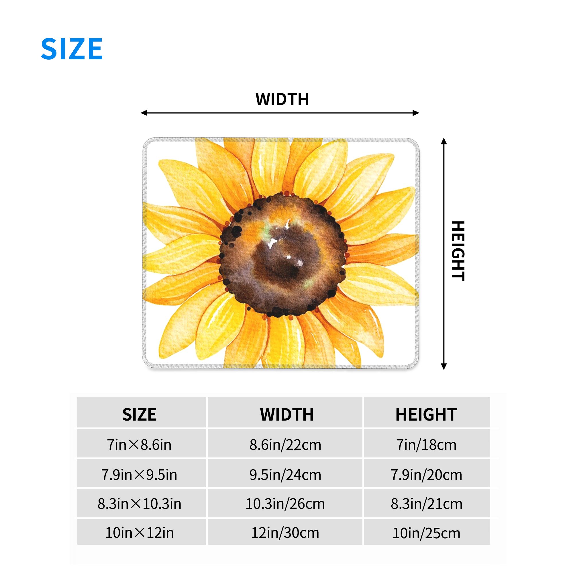 Watercolor Sunflower Vibrant Y - Yellow Laptop Accessories ulasan dan harga
