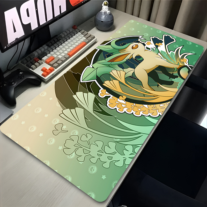 Mouse Pad Gamer P-pokemon Leaf - Laptop Accessories Bundle ulasan dan harga