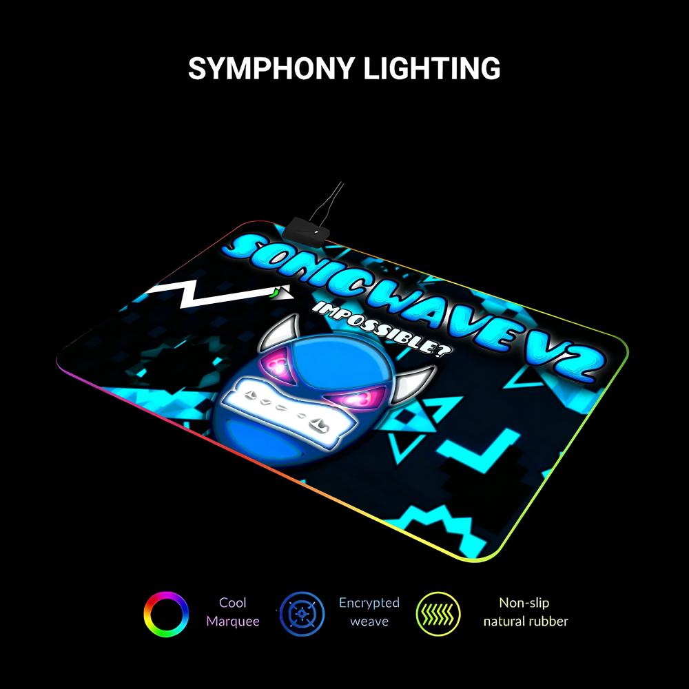 RGB E-sports Cool Mouse Pad Ge - Laptop Accessories Rgb ulasan dan harga
