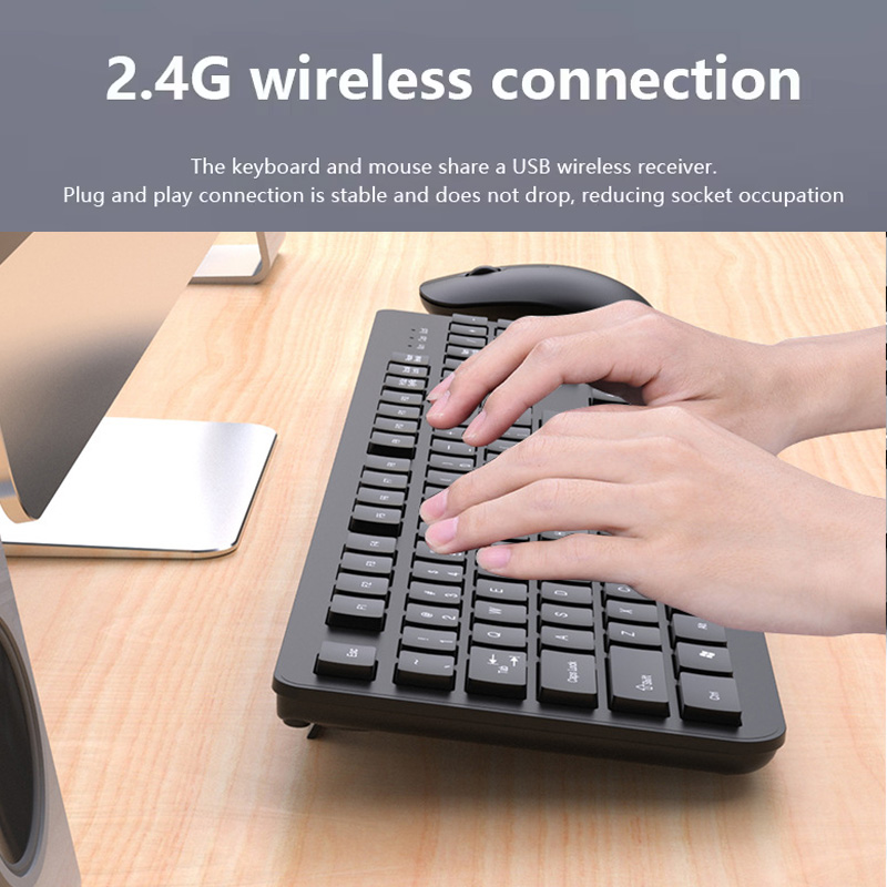 2.4G Wireless Keyboard Mouse S - Laptop Accessories Bundle ulasan dan harga