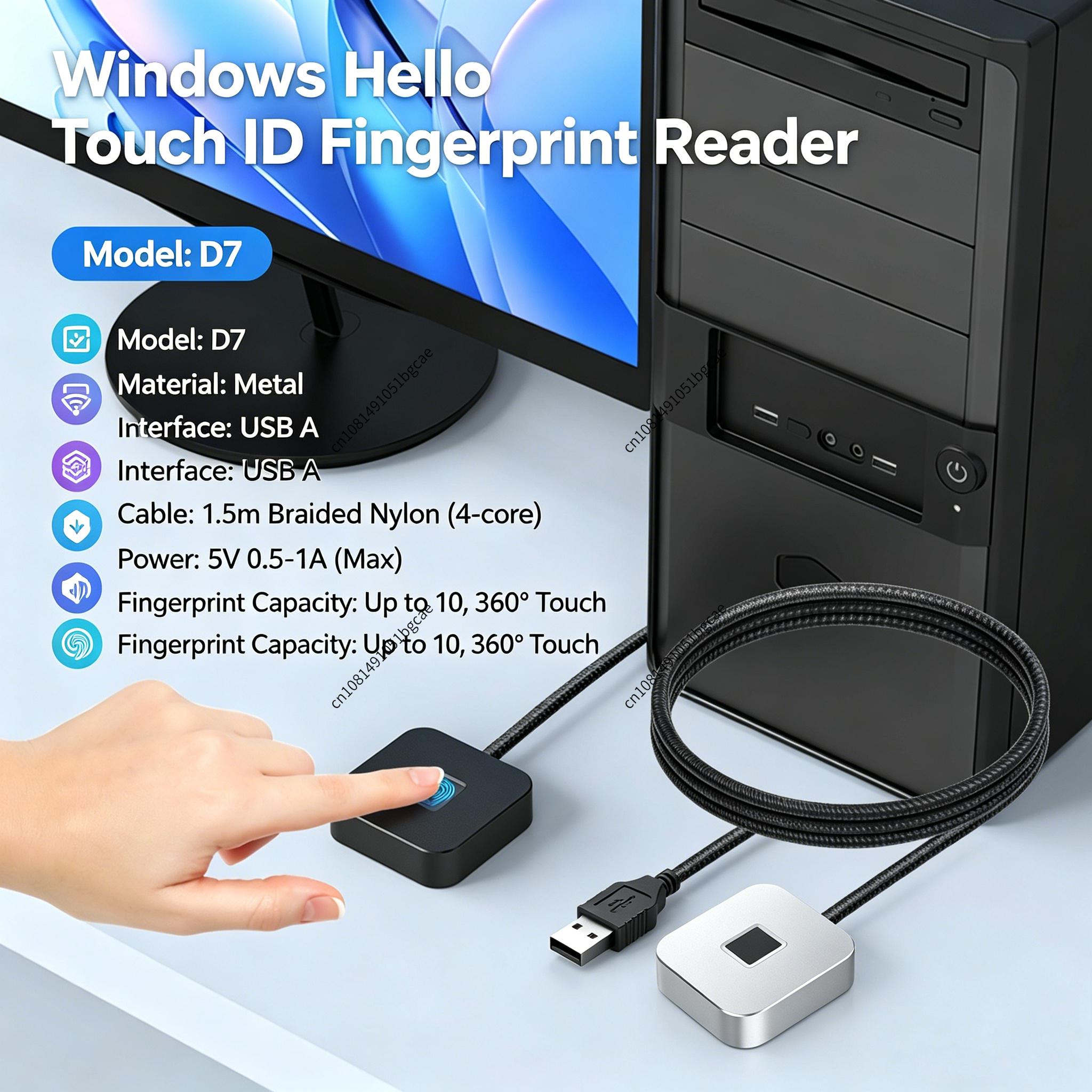 USB Fingerprint Reader with 5f - Fingerprint Reader Usb ulasan dan harga