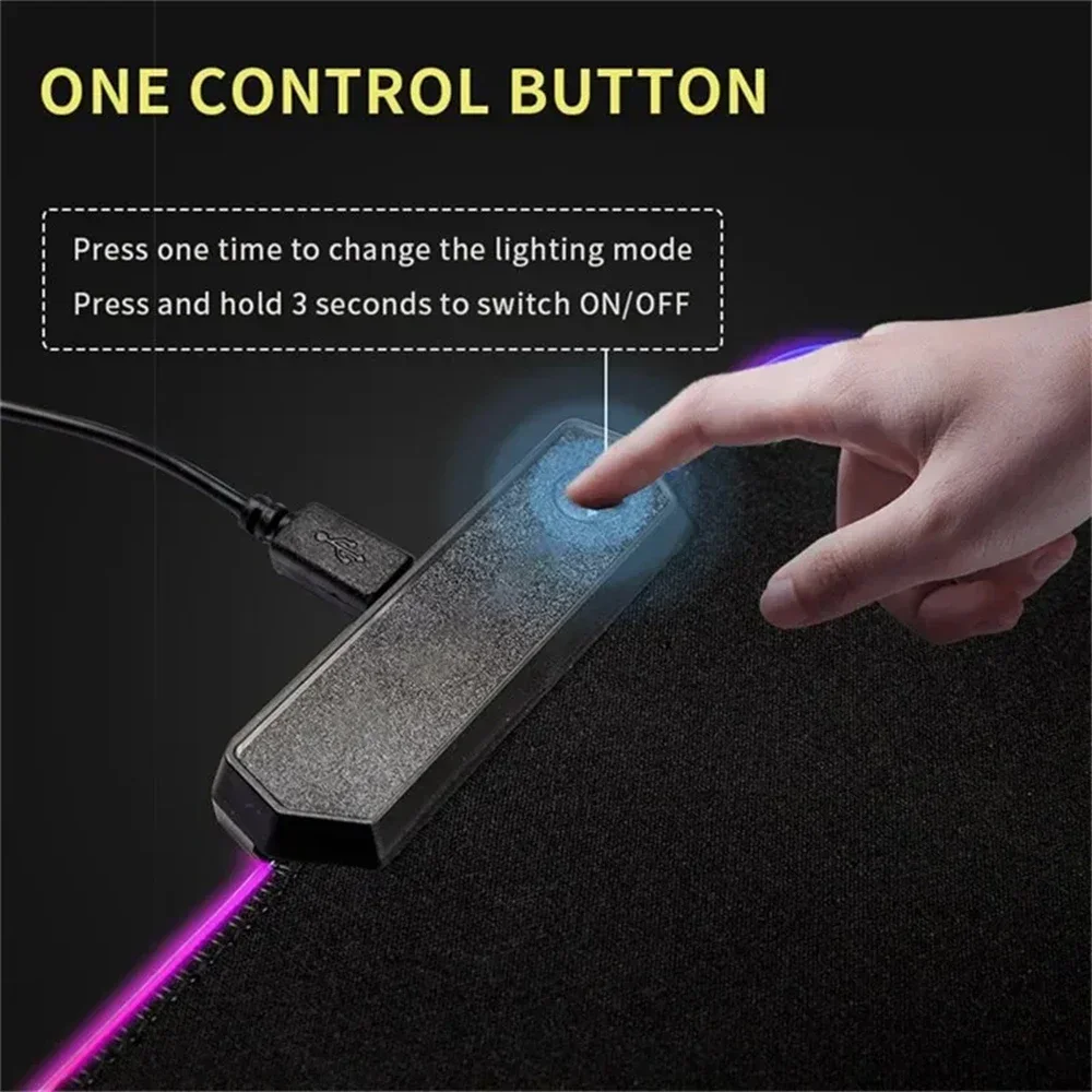 HD Anime Girl Mouse Pad RGB De - Laptop Accessories Rgb ulasan dan harga