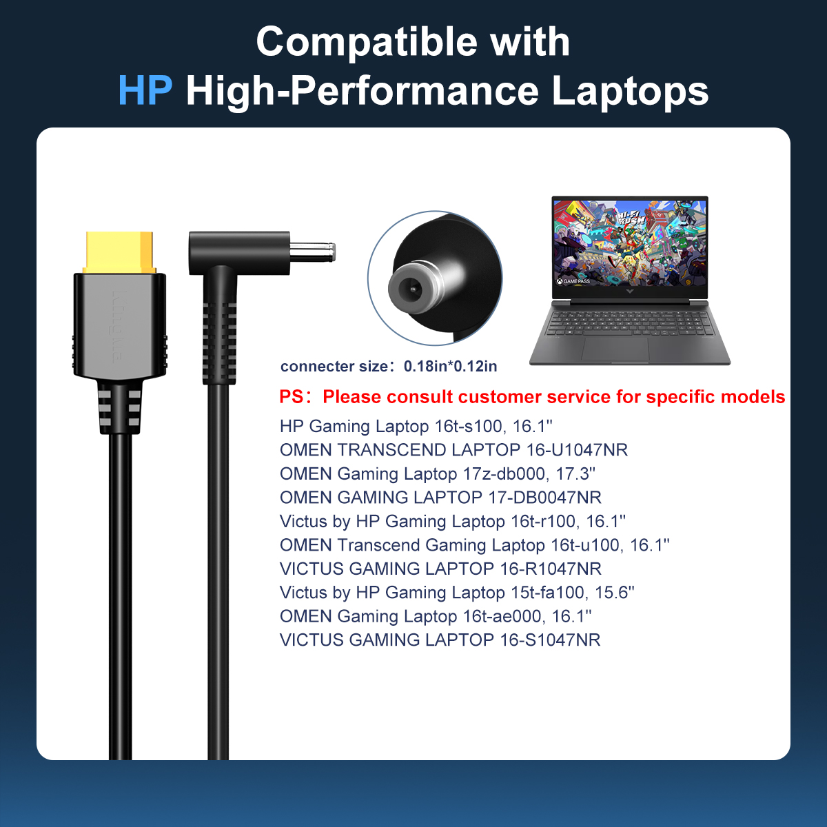 260W Charger For HP Omen 17 16 - Laptop Accessories Hp ulasan dan harga