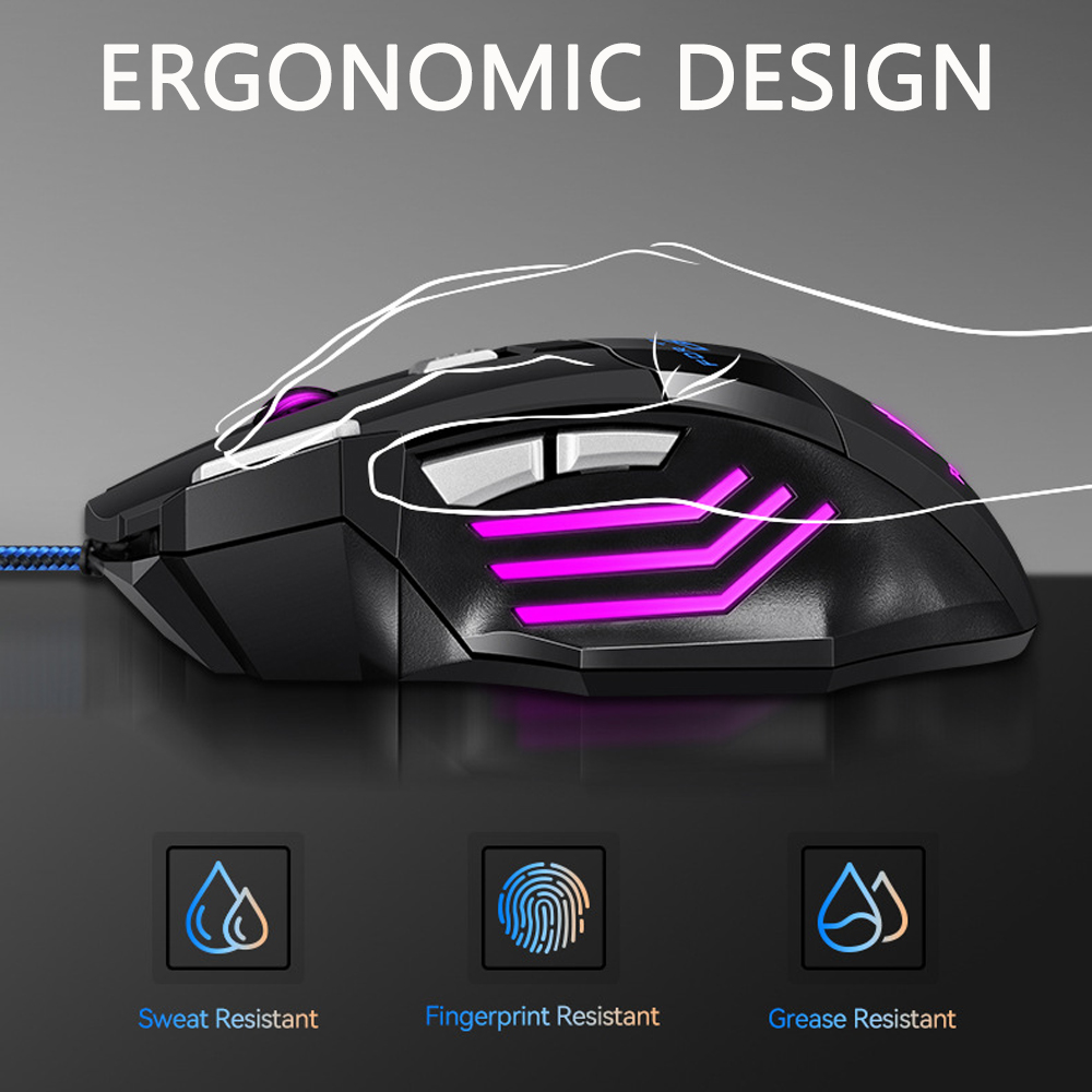 KEBIDUMEI USB Wired Gaming Mou - Laptop Accessories Rgb ulasan dan harga