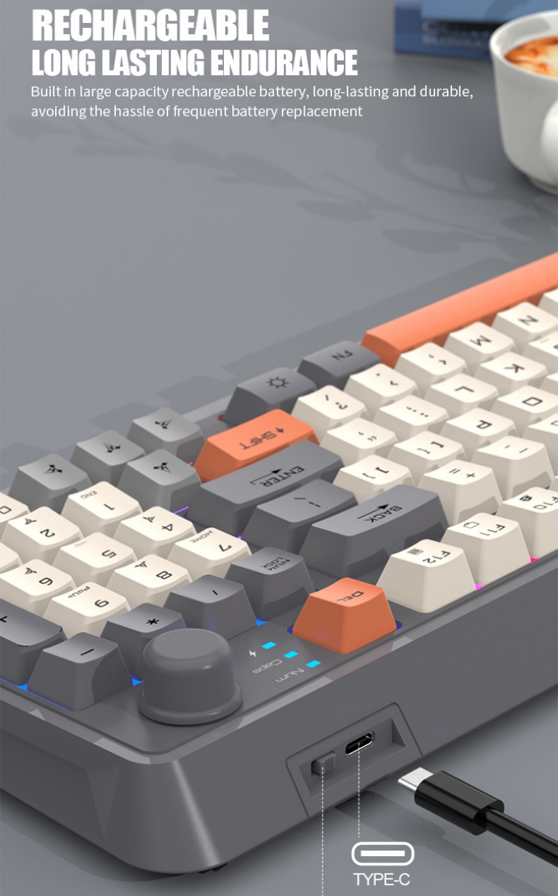 Wireless Keyboard Spanish Russ - Laptop Accessories Rgb ulasan dan harga