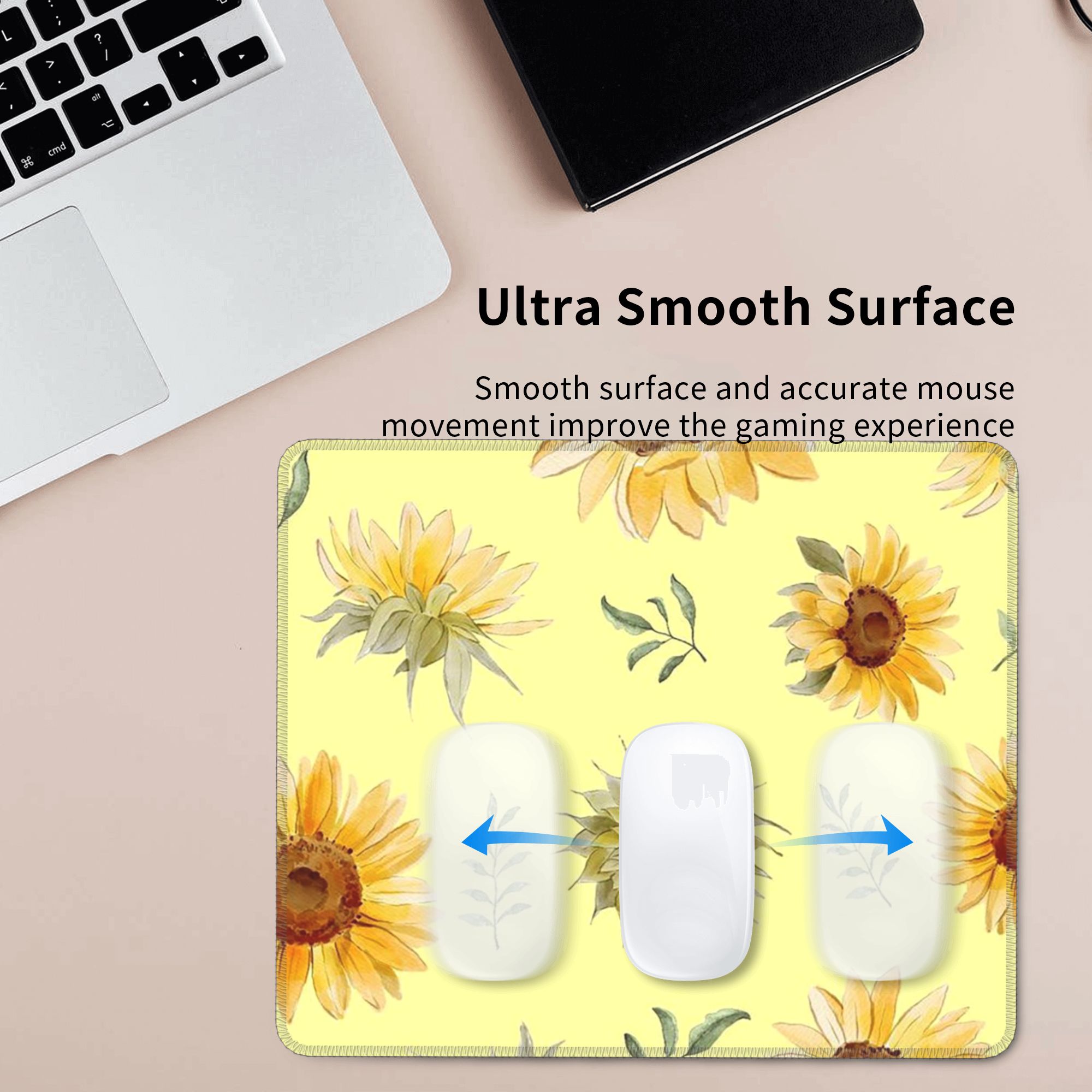 Sunflower Vibrant Yellow Flora - Yellow Laptop Accessories ulasan dan harga