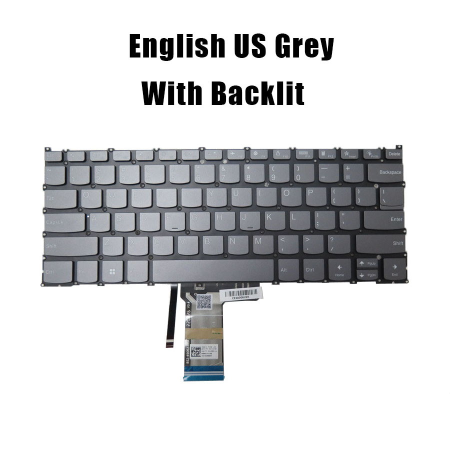 US/SW Grey/Blue Laptop Keyboar - Yoga Laptop Accessories ulasan dan harga