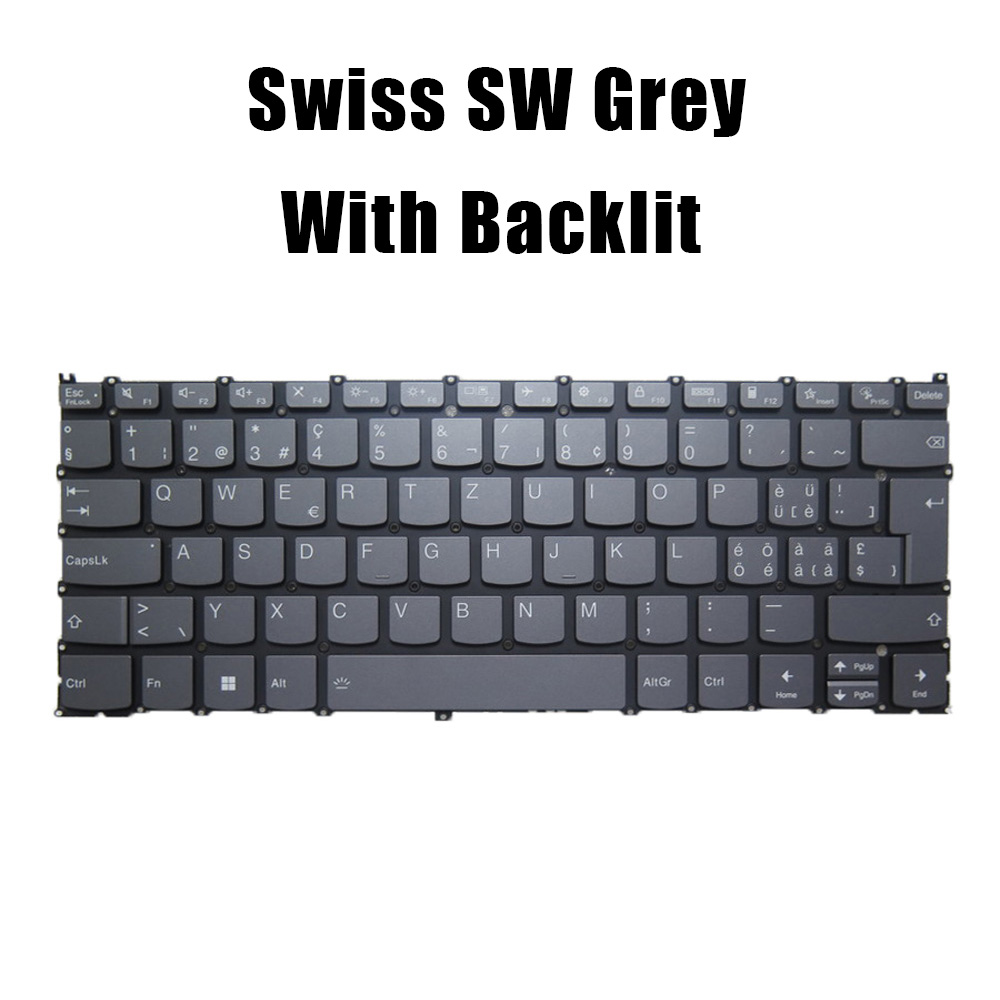 US/SW Grey/Blue Laptop Keyboar - Yoga Laptop Accessories ulasan dan harga