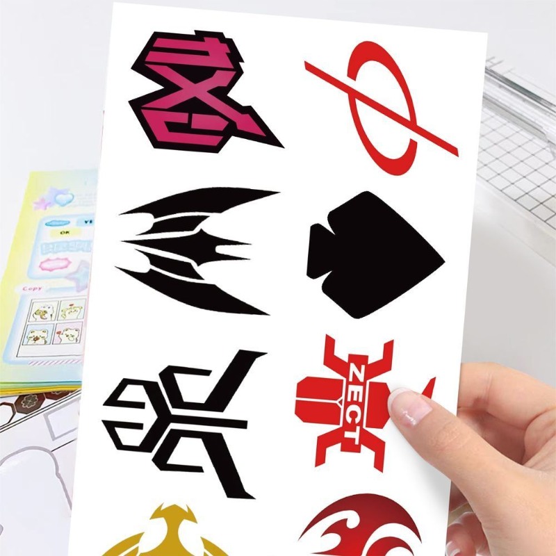 60 Sheets Kamen Rider Logo Sti - Laptop Editing Accessories ulasan dan harga