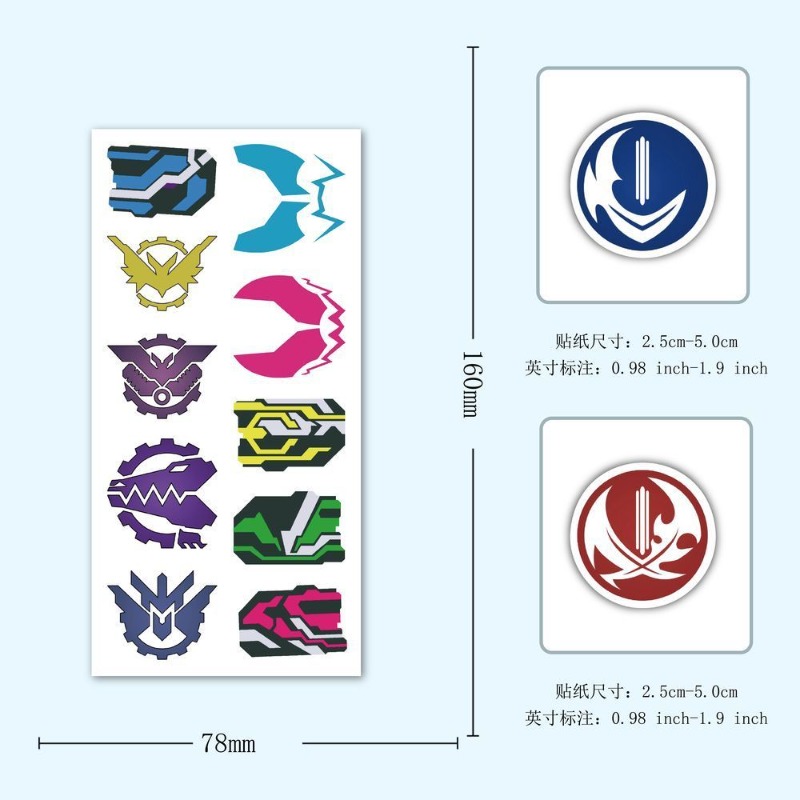 60 Sheets Kamen Rider Logo Sti - Laptop Editing Accessories ulasan dan harga