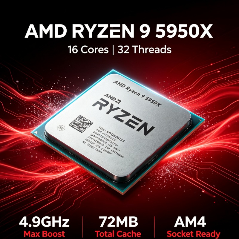 AM4 Processor AMD Ryzen 9 5950 - Amd Cpu Ryzen 9 ulasan dan harga