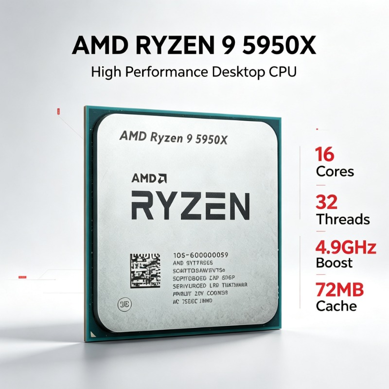 AM4 Processor AMD Ryzen 9 5950 - Amd Cpu Ryzen 9 ulasan dan harga